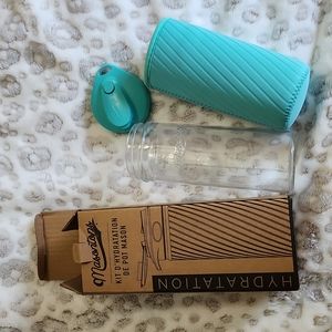 Masontop Mason Jar Hydration Kit Teal NIB